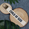 CHILD OF GOD Embroidered Christian Keychain
