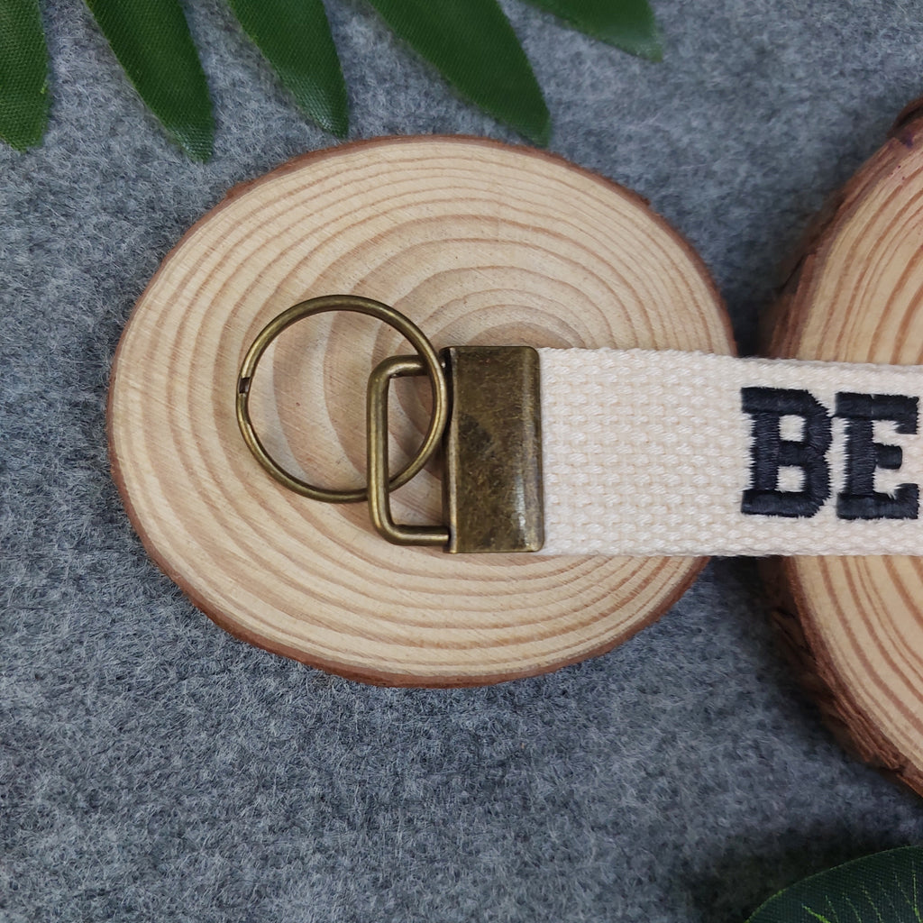 BE KIND Embroidered Christian Keychain