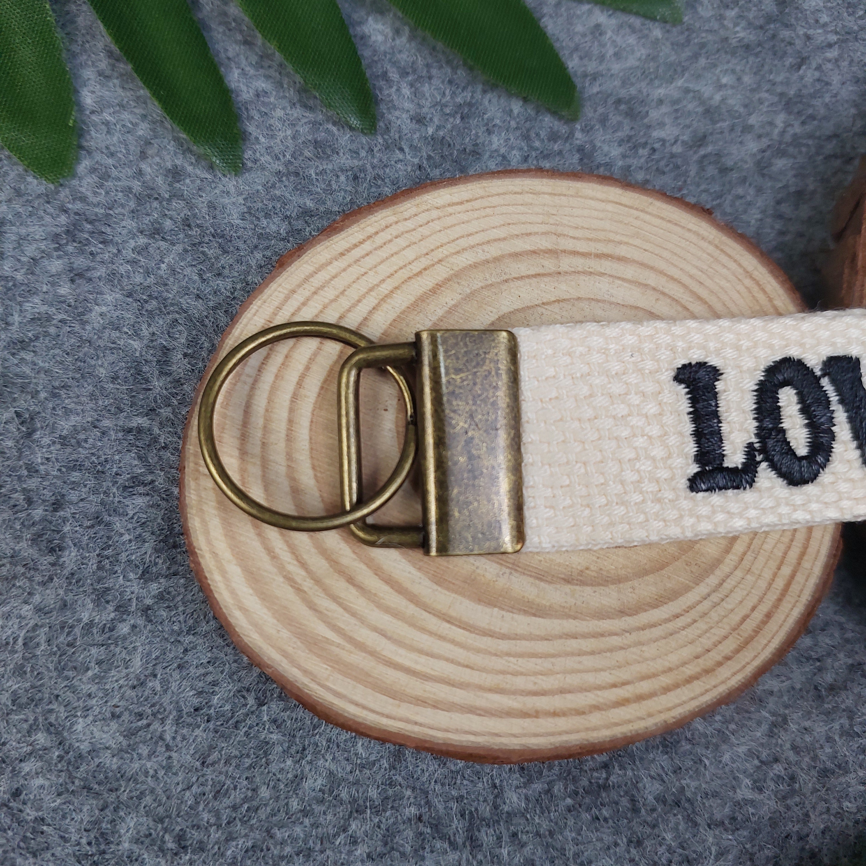 LOVE LIKE JESUS Embroidered Christian Keychain