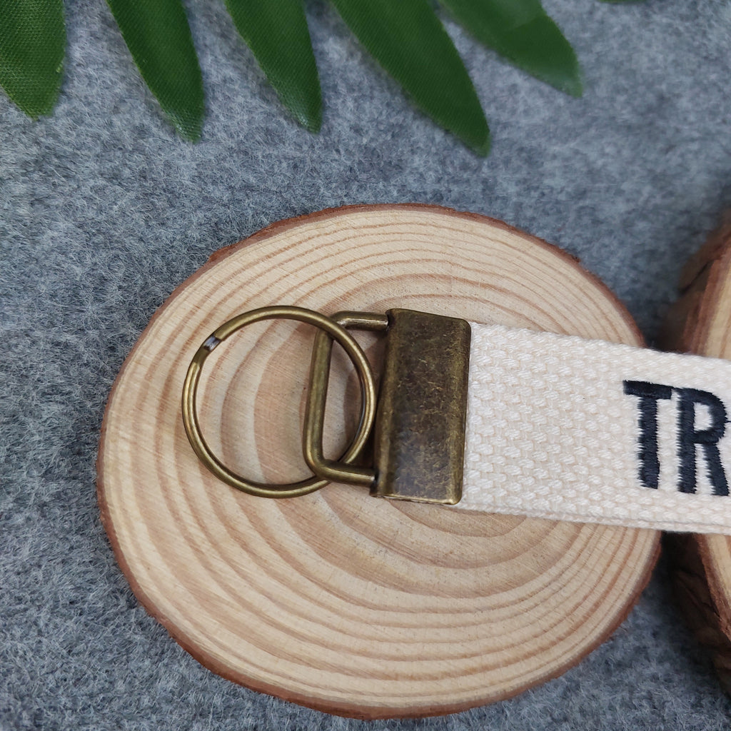 TRUST IN GOD Embroidered Christian Keychain